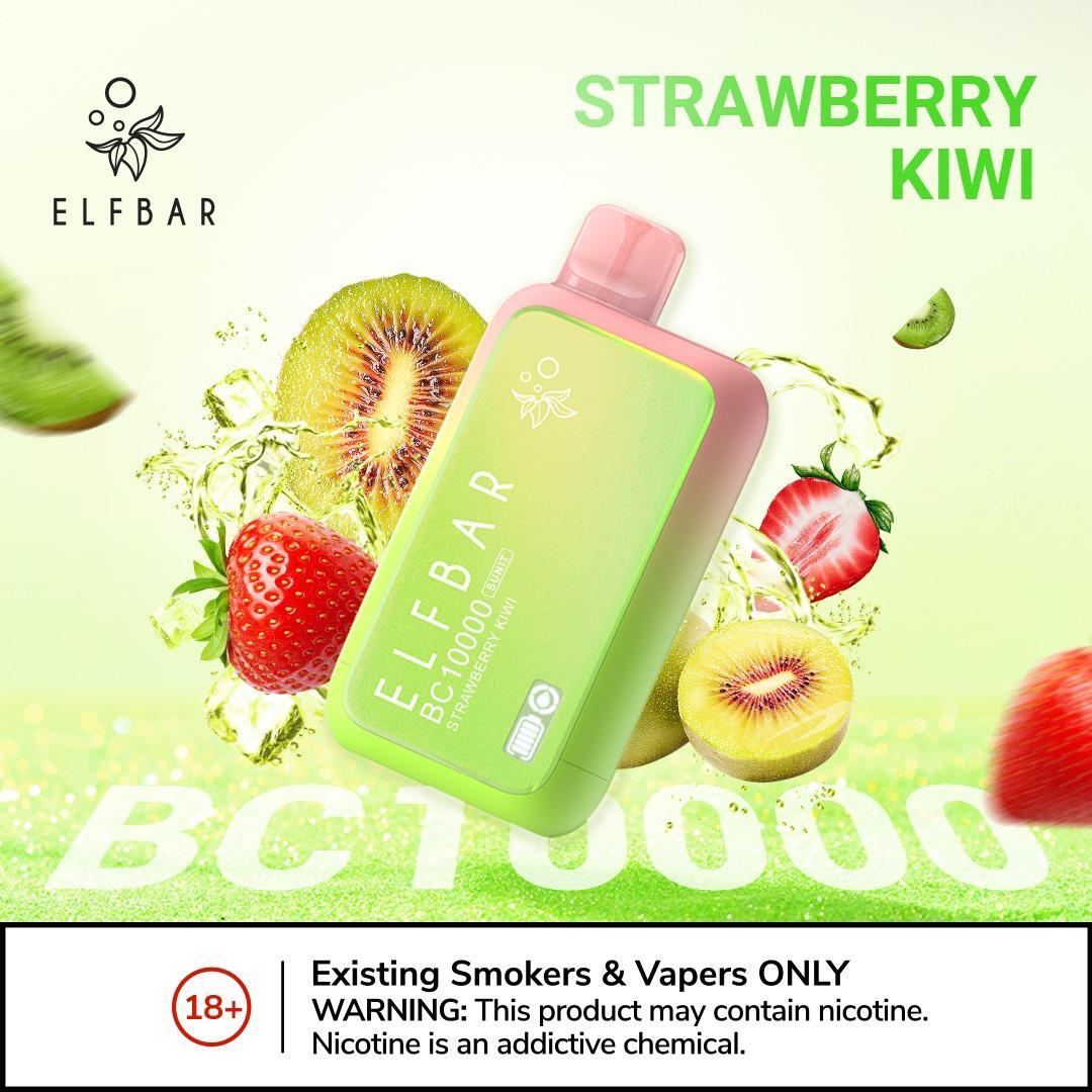 ELF BAR 10000 PUFFS POD SYSTEM 2% STRAWBERRY KIWI