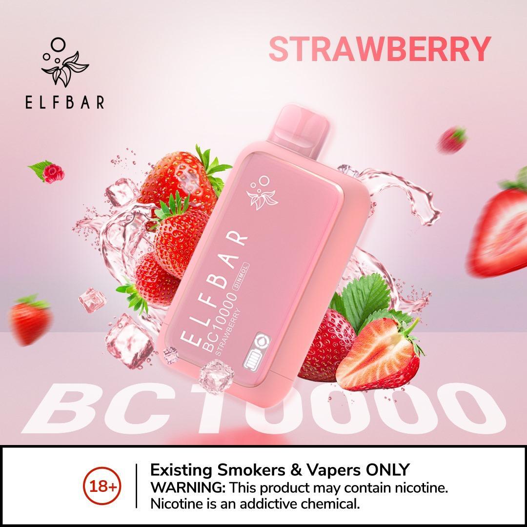 ELF BAR 10000 PUFFS POD SYSTEM 2% STRAWBERRY