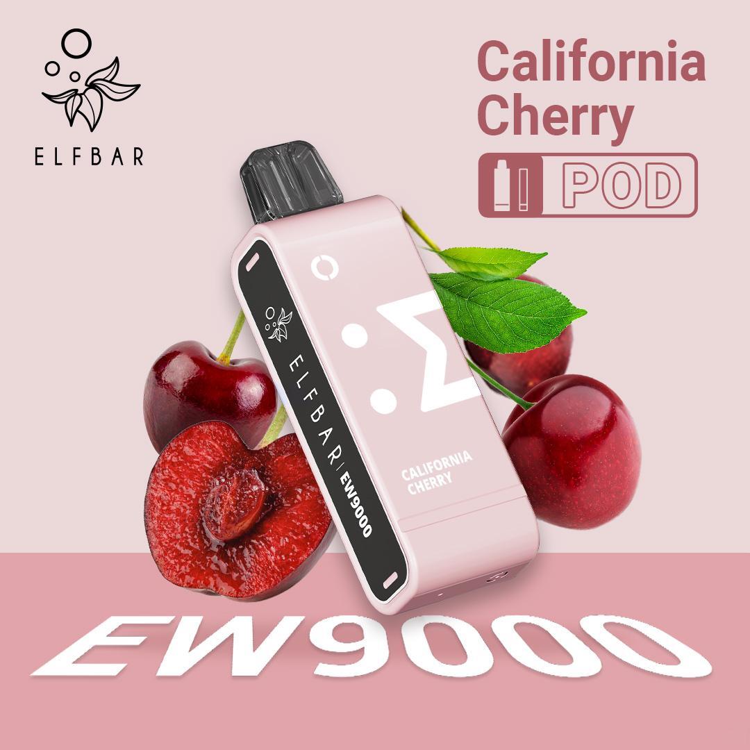 ELF BAR 9000 PUFFS 5% CALIFORNIA CHERRY