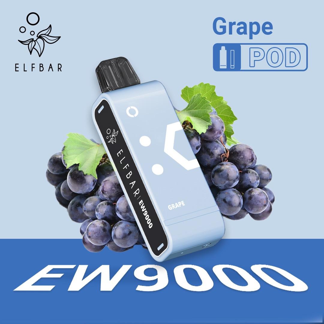 ELF BAR 9000 PUFFS 5% GRAPE