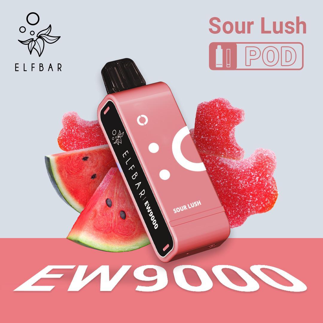 ELF BAR 9000 PUFFS 5% SOUR LASH