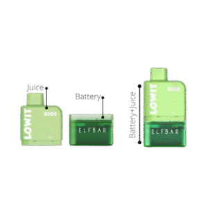 Battery: 500mAh – Battery must be purchased along with pod