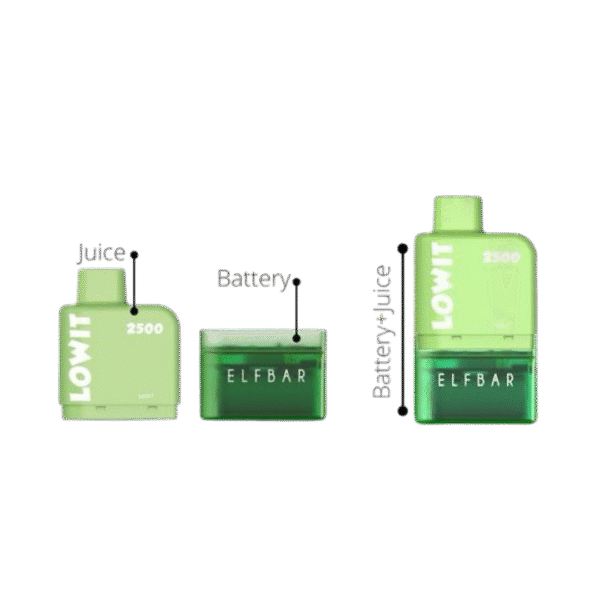 Battery: 500mAh – Battery must be purchased along with pod