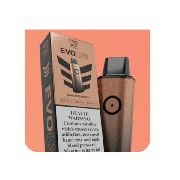 POD SALT EVOLVE CANTALOUPE ICE 20MG/ML-6000 PUFFS