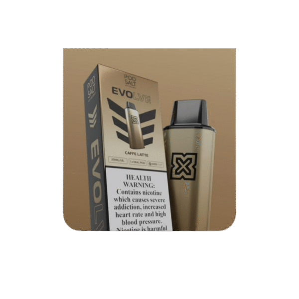 POD SALT EVOLVE CAFFE LATTE 20MG/ML-6000 PUFFS