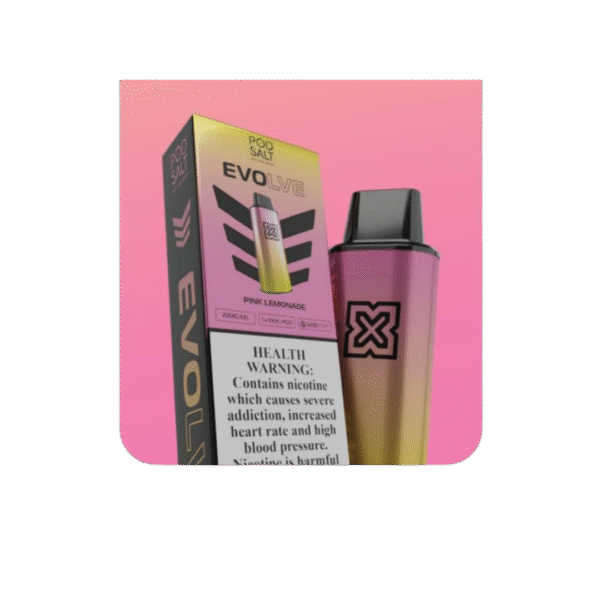 POD SALT EVOLVE PINK LEMONADE 20MG/ML-6000 PUFFS