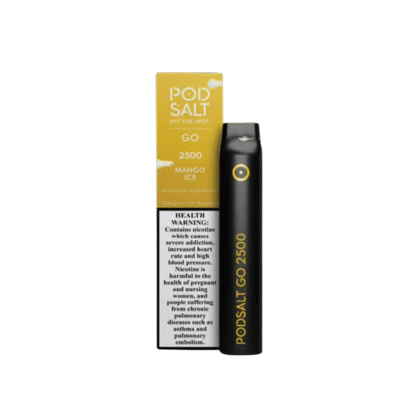 POD SALT GO DISPOSABLE 2500 MANGO ICE