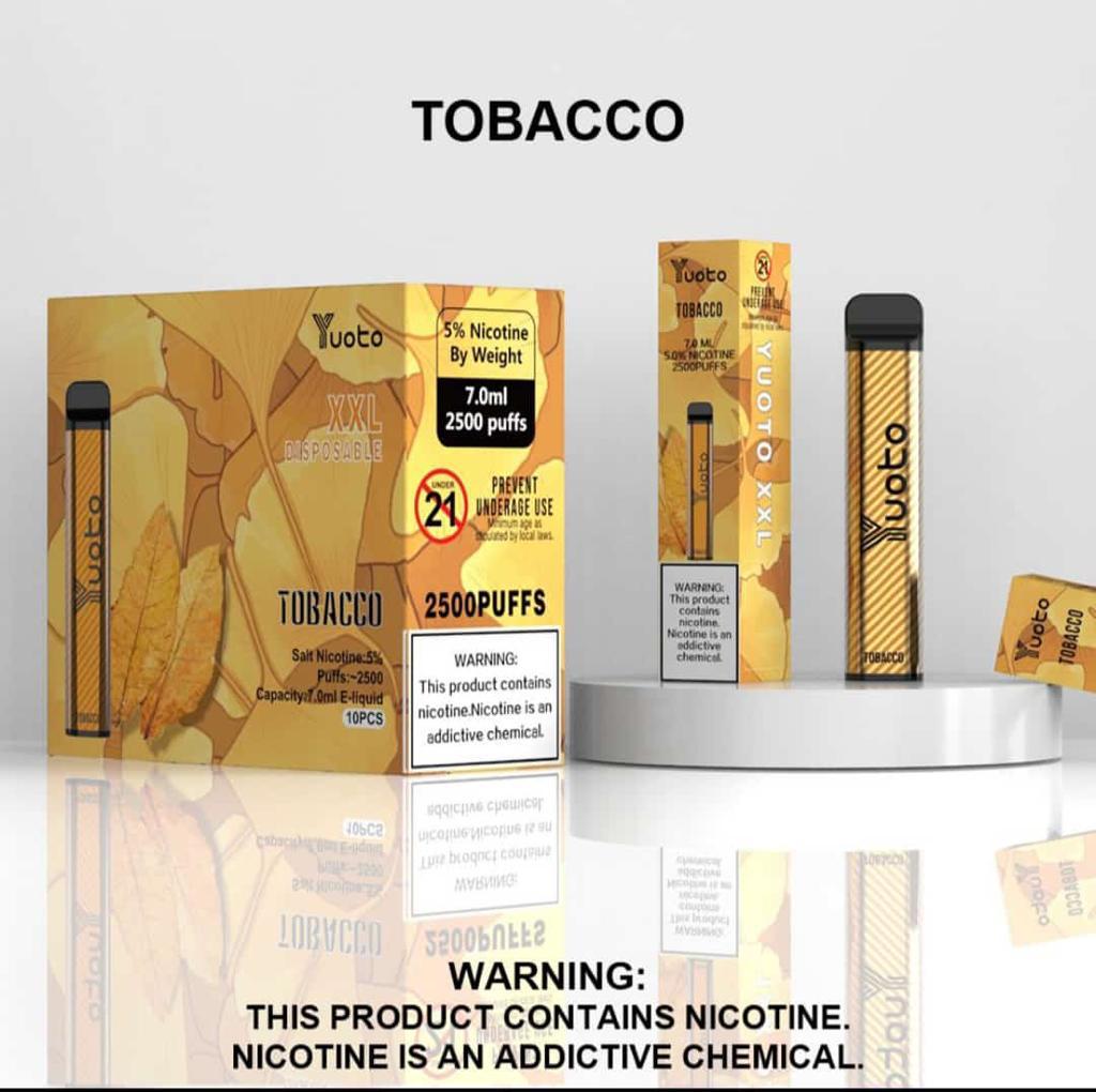 YUOTO 5% 2500 TABACCO