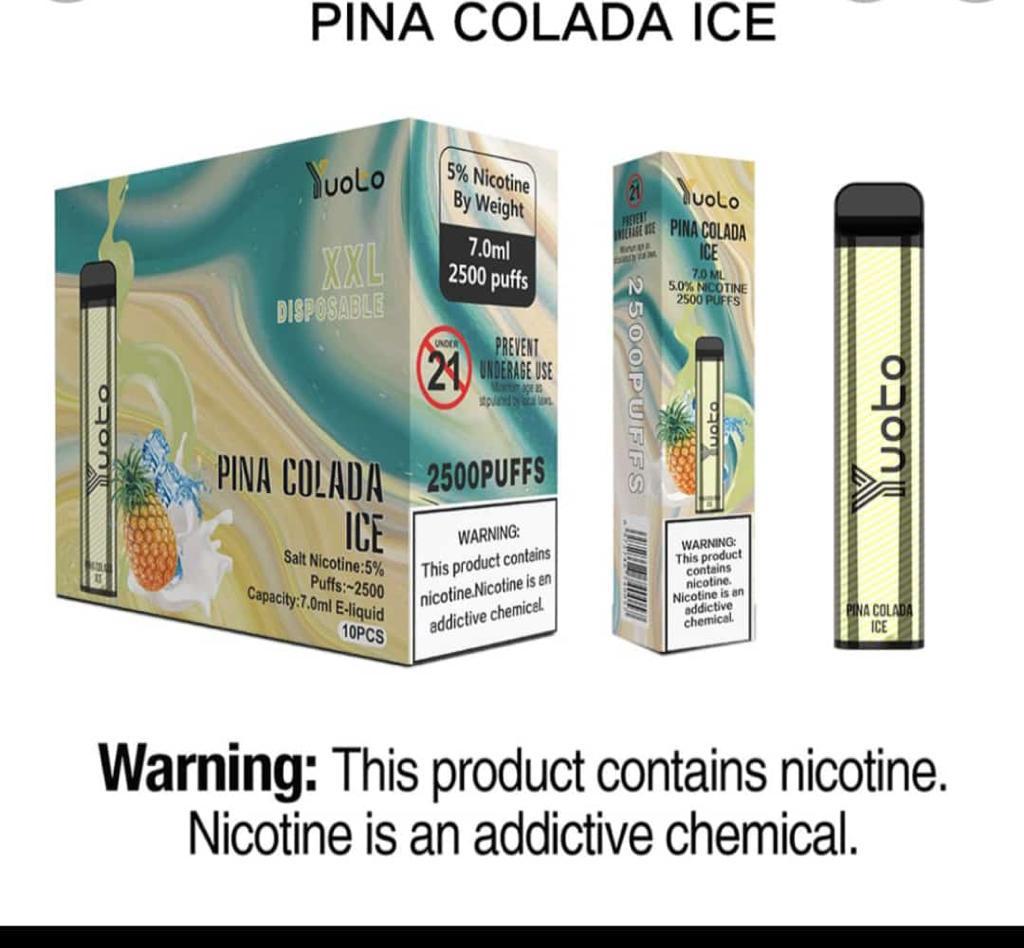 YUOTO 5% 2500 PINA COLADA ICE