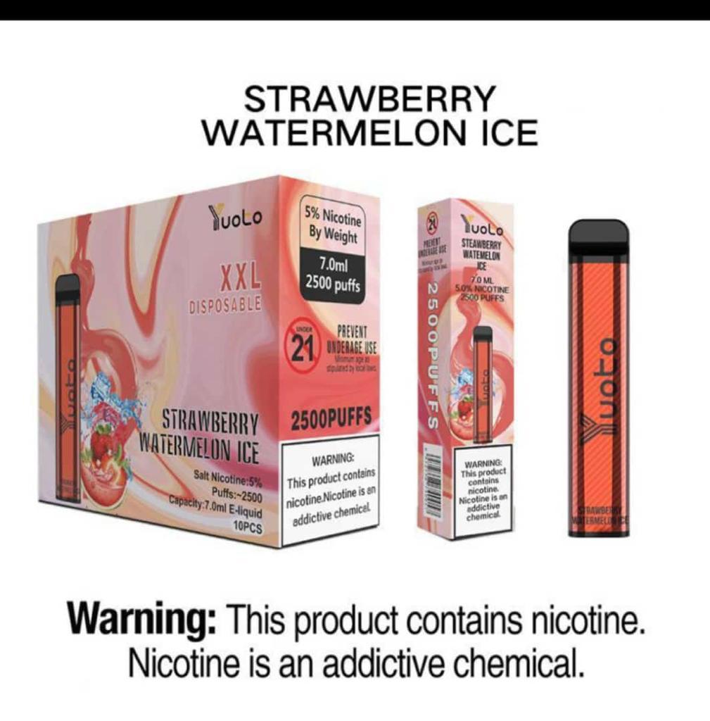YUOTO 5% 2500 STRAWBERRY WATERMELON ICE
