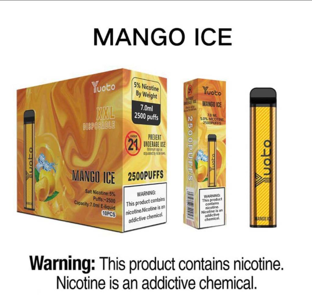 YUOTO 5% 2500 MANGO ICE