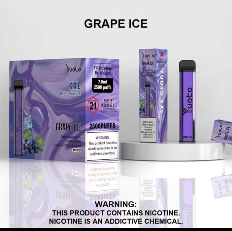 YUOTO 5% 2500 GRAPE ICE