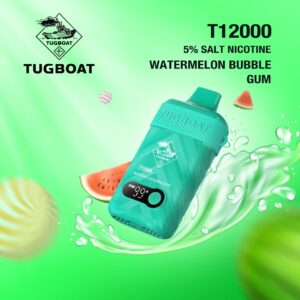 TUGBOAT 5% 12000 WATERMELON BUBBLE GUM