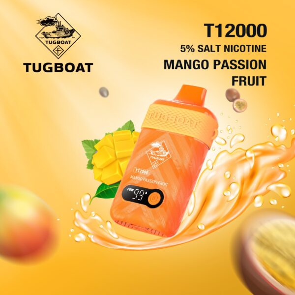 TUGBOAT 5% 12000 MANGO PASSION FRUIT