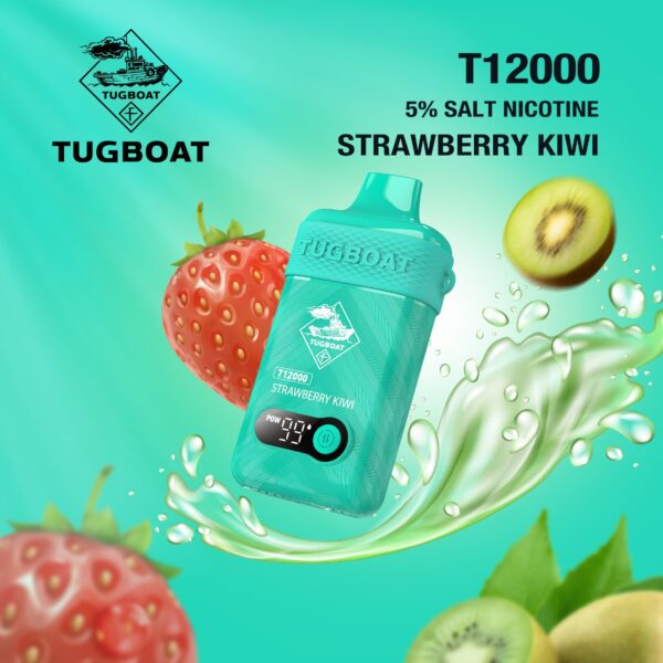 TUGBOAT 5% 12000 STRAWBERRY KIWI