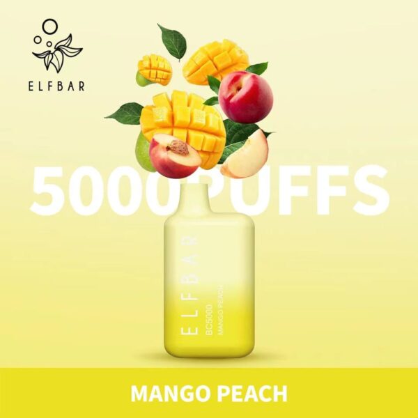 ELFBAR 2% 5000 MANGO PEACH