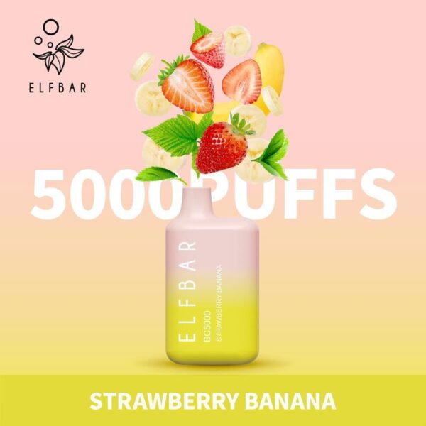ELFBAR 2% 5000 STRAWBERRY BANANA
