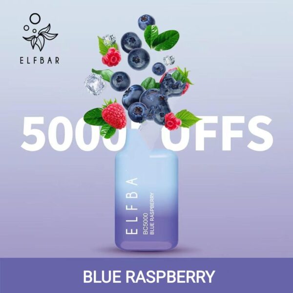 ELFBAR 2% 5000 BLUE RASPBERRY