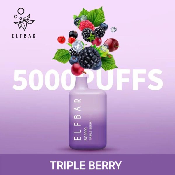 ELFBAR 2% 5000 TRIPLE BERRY