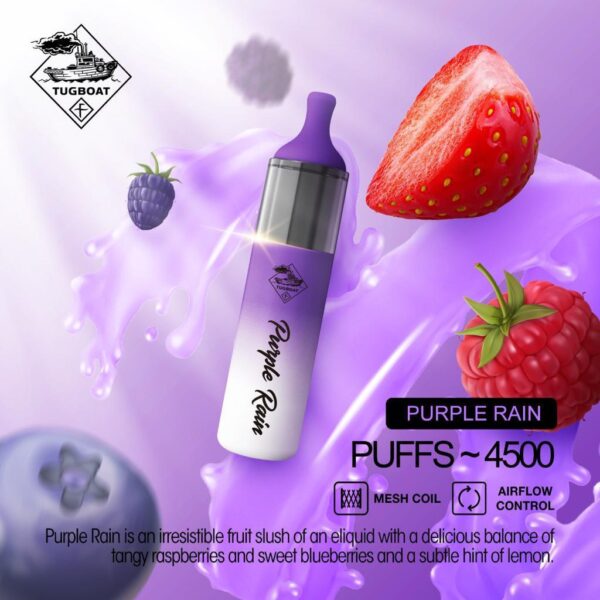 TUGBOAT EVO 5% 4500 PURPLE RAIN
