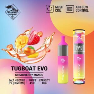 TUGBOAT EVO 5% 4500 STRAWBERRY MANGO