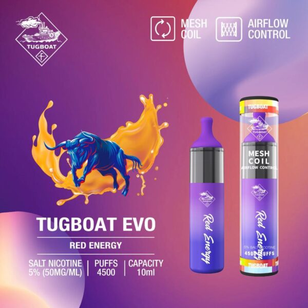 TUGBOAT EVO 5% 4500 RED ENERGY