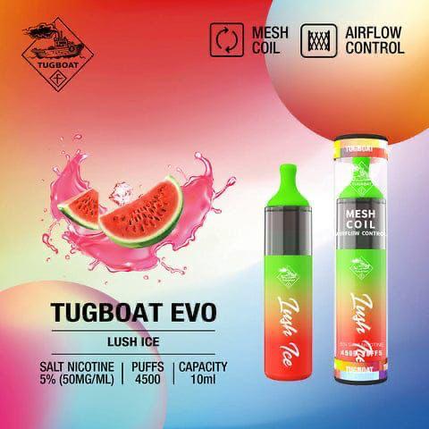 TUGBOAT EVO 5% 4500 LUSH ICE
