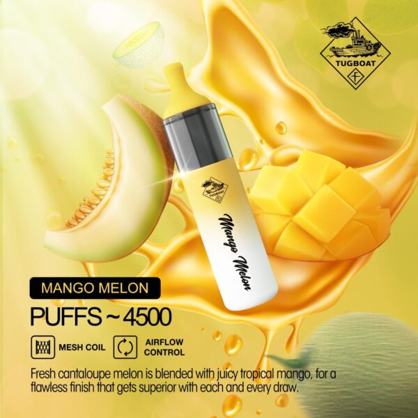 TUGBOAT EVO 5% 4500 MANGO MELON