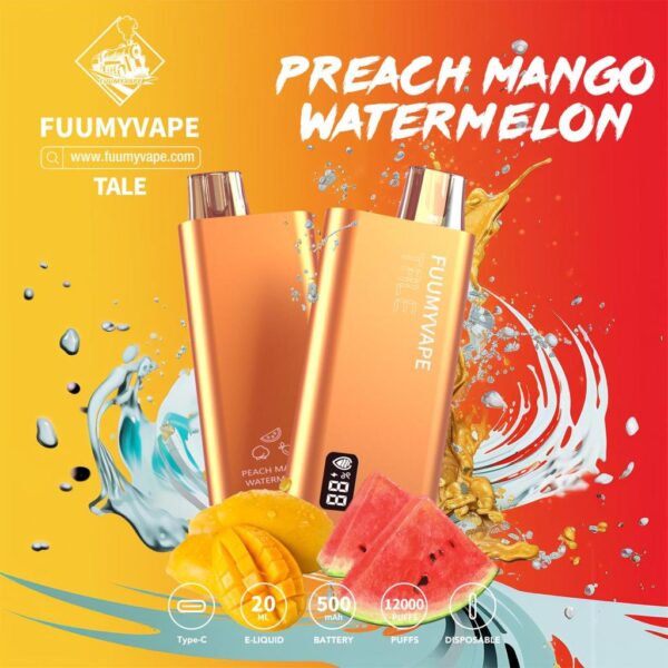 FUMMY 5% 12000 PREACH MANGO WATERMELON