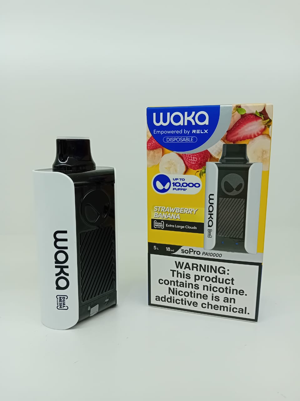WAKA 5% 10000 STRAWBERRY BANANA