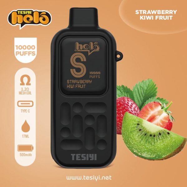 HELO 5% 10000 STRAWBERRY KIWI FRUIT