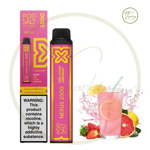 Pod Salt Nexus 2% 3500 PINK CITRUS LEMONADE