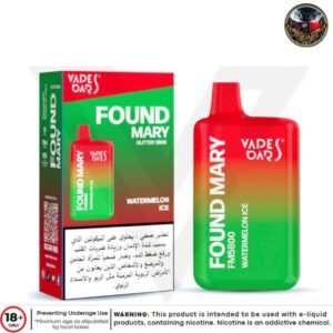 FOUND MARY FM 5800 PUFFS 20MG DISPOSABLE VAPE WATERMELON ICE