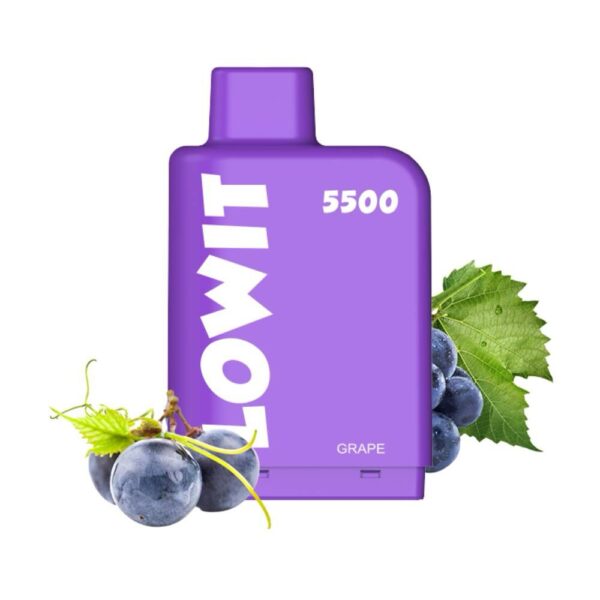 Elf Bar Lowit 5500 Puffs 2% Disposable GRAPE