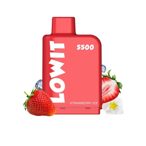 Elf Bar Lowit 5500 Puffs 2% Disposable STRAWBERRY ICE