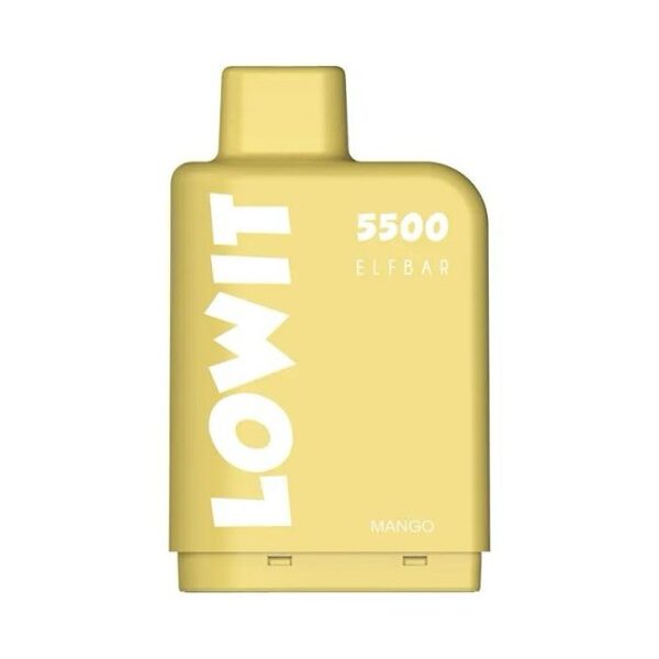 Elf Bar Lowit 5500 Puffs 2% Disposable MANGO