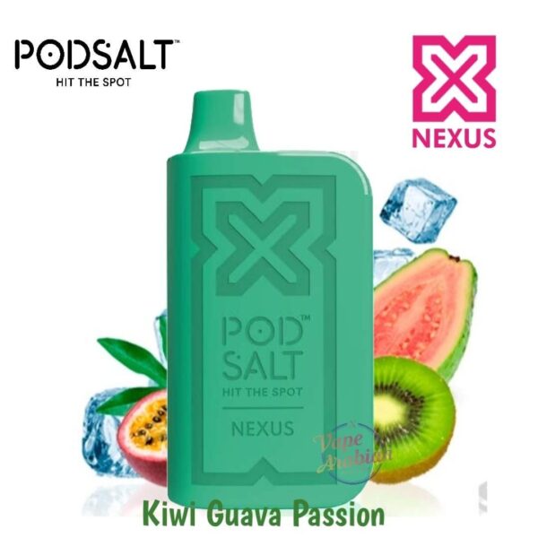 POD SALT NEXUS KIWI GUAVA PASSION 20MG/ML-6000 PUFFS