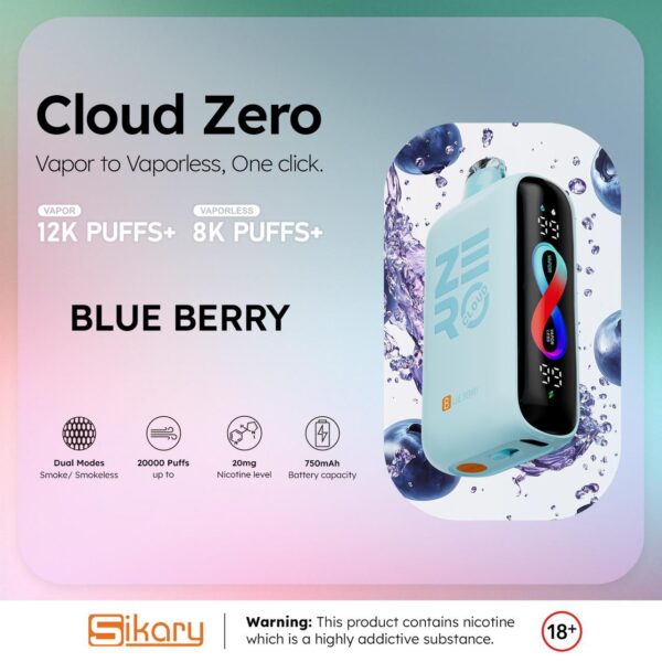 Sikary Cloud Zero – Blue Berry