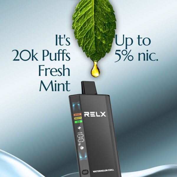 RELX ACE Fresh Mint – 20K Puffs / 5% Nicotine