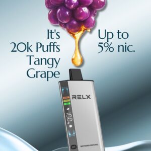 RELX ACE Tangy Grape – 20K Puffs / 5% Nicotine