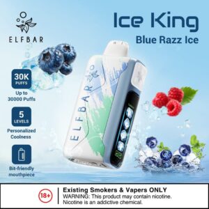 Elf Bar Ice King 30K - Blue Razz Ice