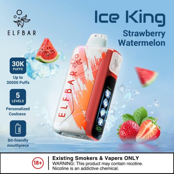 Elf Bar Ice King 30K - Strawberry Watermelon