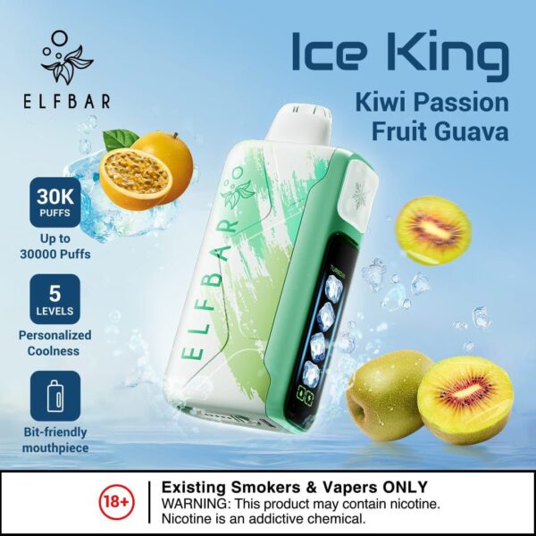 Elf Bar Ice King 30K - Kiwi Passion Fruit Guava