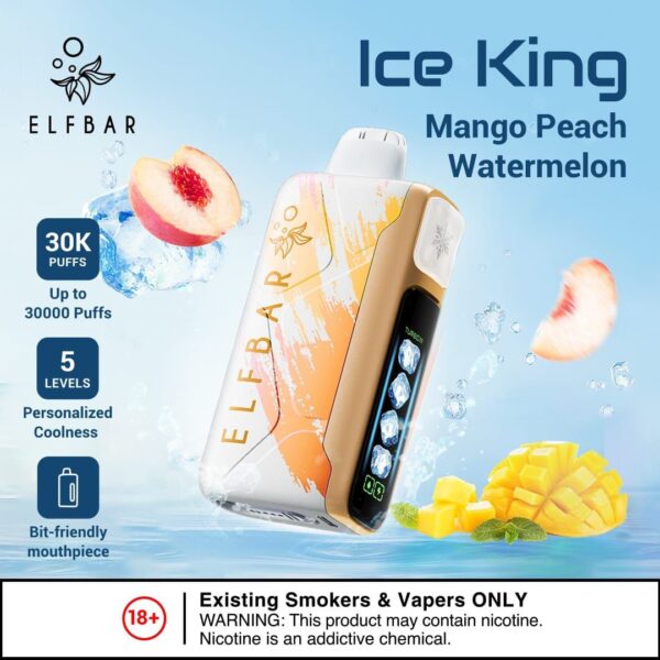 Elf Bar Ice King 30K - Mango Peach Watermelon