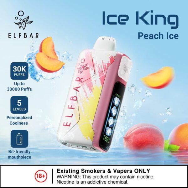 Elf Bar Ice King 30K - Peach Ice