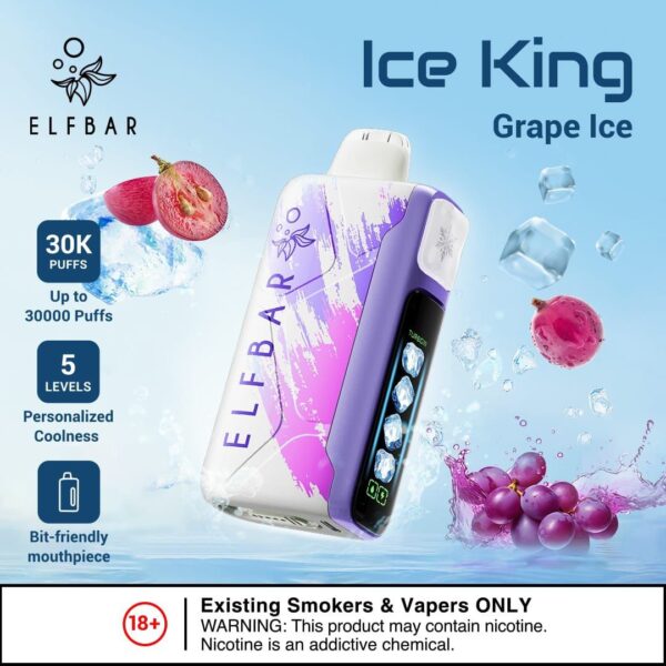Elf Bar Ice King 30K - Grape Ice