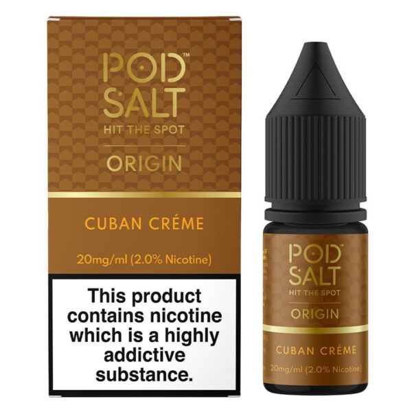 Pod Salt Origin Cuban Creme