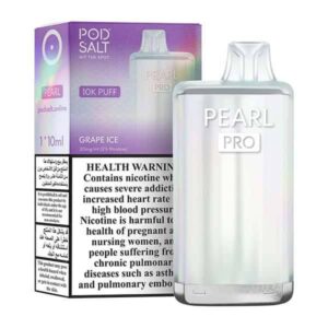 Pod Salt Pearl Pro 10000 Puffs - Grape Ice