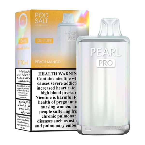 Pod Salt Pearl Pro 10000 Puffs - Peach Mango