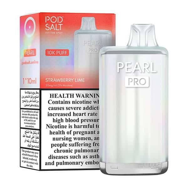 Pod Salt Pearl Pro 10000 Puffs - Strawberry Lime